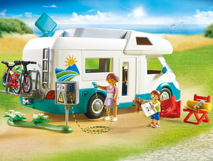 Playmobil Family Fun Αυτοκινούμενο Οικογενειακό Τροχόσπιτο για 4+ ετών 70088
