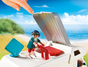 Playmobil Family Fun Αυτοκινούμενο Οικογενειακό Τροχόσπιτο για 4+ ετών 70088