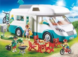 Playmobil Family Fun Αυτοκινούμενο Οικογενειακό Τροχόσπιτο για 4+ ετών 70088