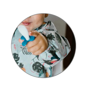 BabyOno: Αδιάβροχη σαλιάρα με μακρύ μανίκι 6m+ - Toucans BN1476/02