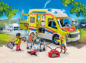 Playmobil City Life Ασθενοφόρο με Διασώστες για 4-10 ετών 71202