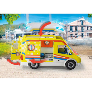 Playmobil City Life Ασθενοφόρο με Διασώστες για 4-10 ετών 71202