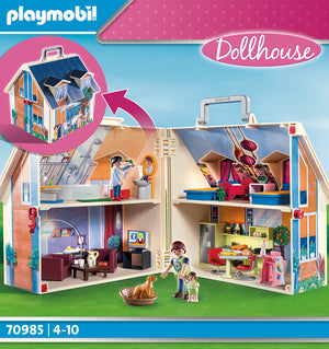 Playmobil Βαλιτσάκι Dollhouse Μοντέρνο Κουκλόσπιτο Βαλιτσάκι για 4-10 ετών 70985