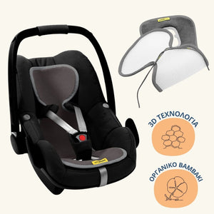 Aeromoov Αντι-ιδρωτικό κάλυμμα Air Layer 0-13kg για κάθισμα αυτοκινήτου - Group 0 Anthracite AL-0-ANT