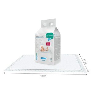 BabyOno: Πολυχρηστικό σελτεδάκι μιας χρήσης 40*60 εκ - 20 τεμάχια + 2 δώρο  BN513/22