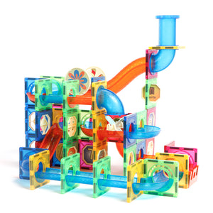 Magplayer Μαγνητικό Παιχνίδι Κατασκευών 171τμχ | Magnetic Building Blocks & Marble Run για Παιδιά 3+ Ετών MPL-171