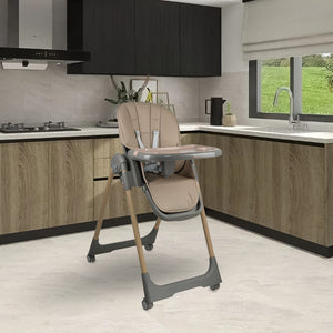 Bebe Stars Milk Καρεκλάκι Φαγητού 2 in 1 Beige 866-182