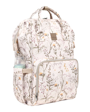 Kikka Boo Τσάντα-Αλλαξιέρα Πλάτης Siena Luxe Secret Garden Μπεζ 31108020119